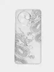 Пудровый чехол на Infinix Note 12 Pro 4G/Note 12 2023 / Инфиникс Нот 12 2023 прозрачный, с рисунком