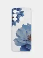 Лазурный чехол на Tecno Spark Go 2022/8C/9 / Текно Спарк Гоу 2022/8С/9 прозрачный, с рисунком