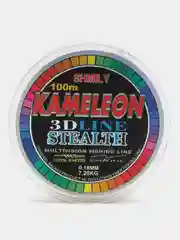 Леска для рыбалки Kameleon 3D Line 100 м / Монофильная леска / Леска хамелеон Kameleon 3D