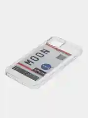 Оранжевый чехол для iPhone "Space Ticket",  на айфон 6s 7/8/SE2 Plus Xs XR 11 Pro 12 Pro mini 13 Pro