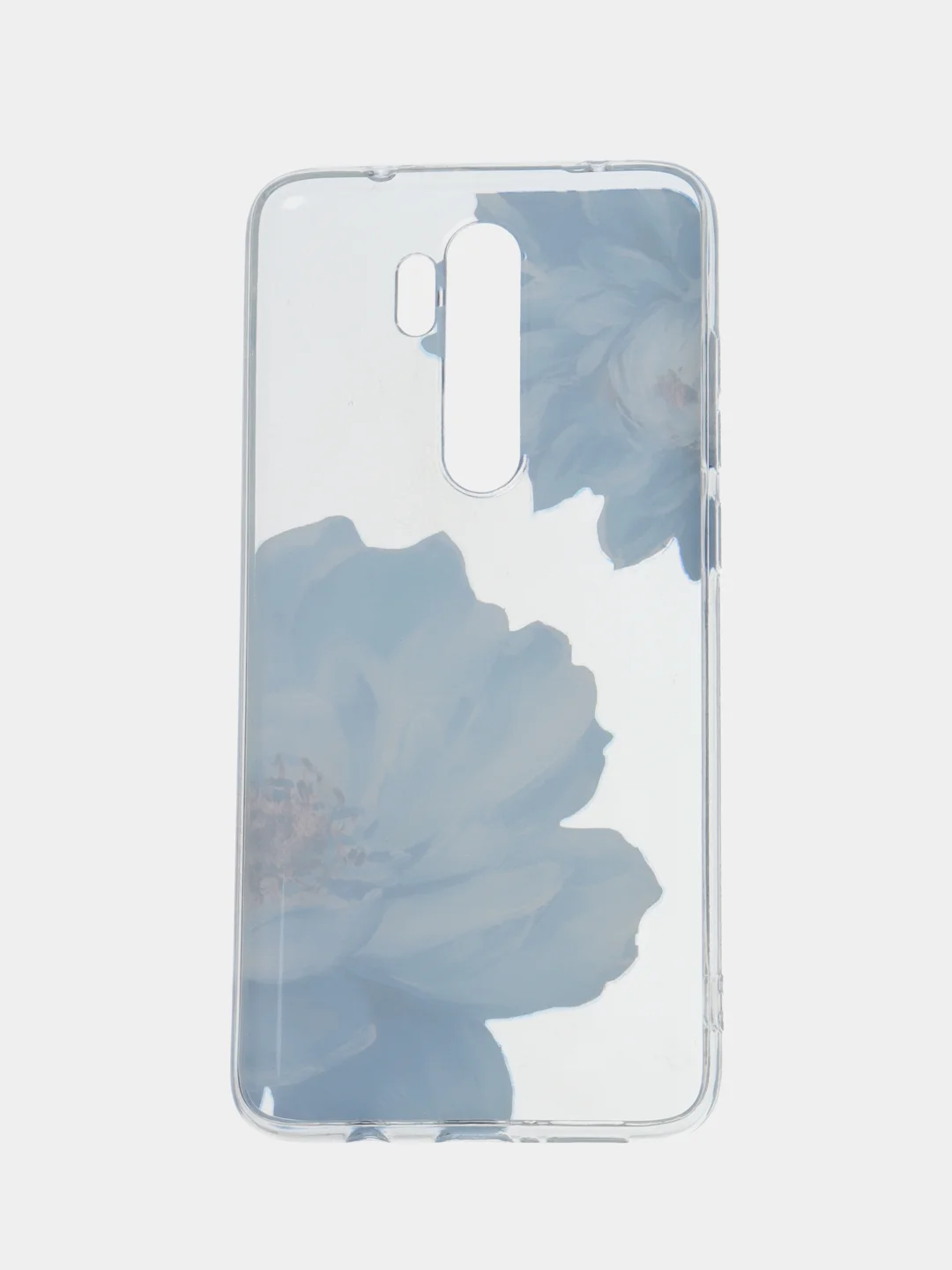 Небесно-голубой силиконовый чехол на Xiaomi Redmi Note 8 Pro / Сяоми Редми Нот 8 Про прозрачный с рисунком