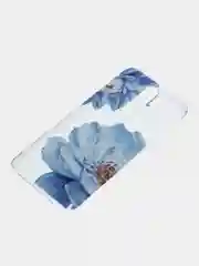 Небесно-голубой силиконовый чехол на Xiaomi Redmi Note 8 Pro / Сяоми Редми Нот 8 Про прозрачный с рисунком