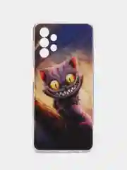 Индиго силиконовый чехол на Samsung Galaxy A13 4G / Самсунг А13 4G прозрачный, с рисунком