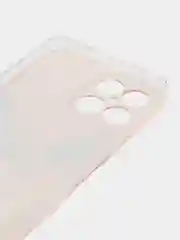 Оранжевый силиконовый чехол на Honor X8 / Хонор Х8 прозрачный, с рисунком, защита камеры
