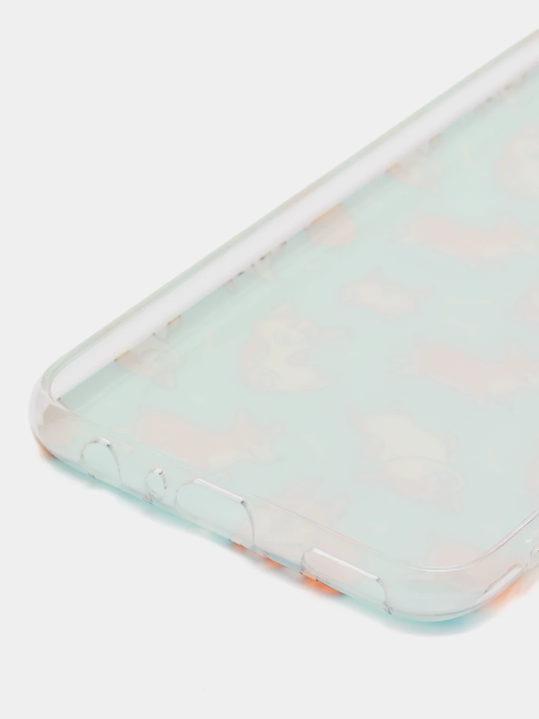 Светло-оранжевый чехол на Honor 10i/20 Lite 2019/20e/Huawei P Smart Plus 2019 / Хонор 10i прозрачный