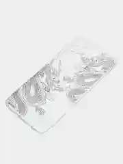 Прозрачный силиконовый чехол на Samsung Galaxy A13 4G / Самсунг А13 4G прозрачный, с рисунком