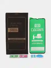 Черный защитная керамическая пленка для Tecno Spark 8C / Spark Go 2022 (Техно Спарк 8С), стекло