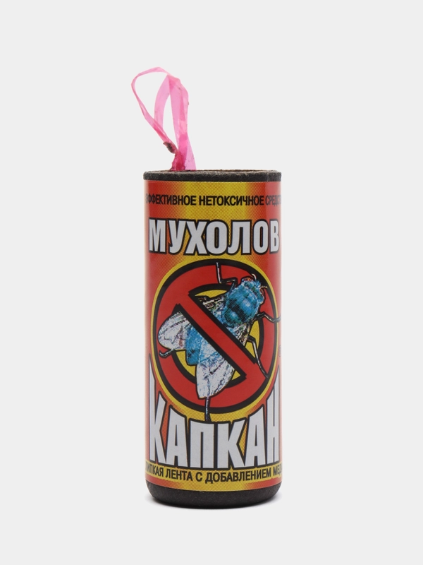 Липкая лента от мух с добавлением мёда "Капкан"