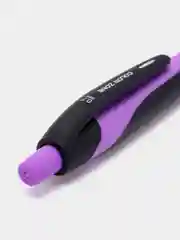 Оранжевый ручка шариковая автоматическая "Color Zone", синяя, 0,7 мм