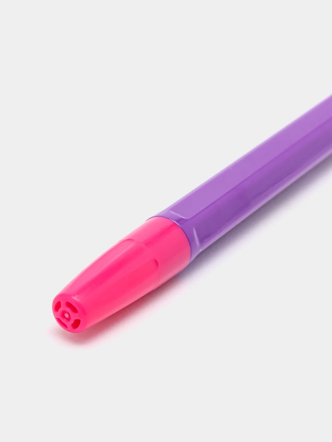 Фиолетовый ручка шариковая "Tribase Fuze", синяя, 0,7 м