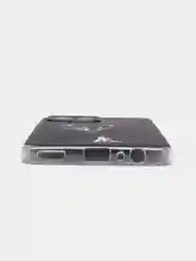 Серый меланж силиконовый чехол на Honor X8 / Хонор Х8 прозрачный, с рисунком, защита камеры