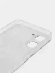 Серый металлик силиконовый чехол на Realme 10 4G / Реалми 10 4G прозрачный, с рисунком, защита камеры