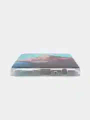 Светло-коричневый силиконовый чехол на Honor 8X / Хонор 8Х прозрачный, с рисунком, защита камеры