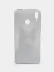 Синий меланж силиконовый чехол на Honor 8X / Хонор 8Х прозрачный, с рисунком, защита камеры