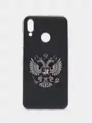 Приглушённый хаки чехол на Honor 10 Lite/Huawei P Smart 2019 / Хонор 10 Лайт прозрачный, с рисунком