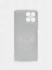 Приглушённый хаки силиконовый чехол на Honor X8 / Хонор Х8 прозрачный, с рисунком, защита камеры