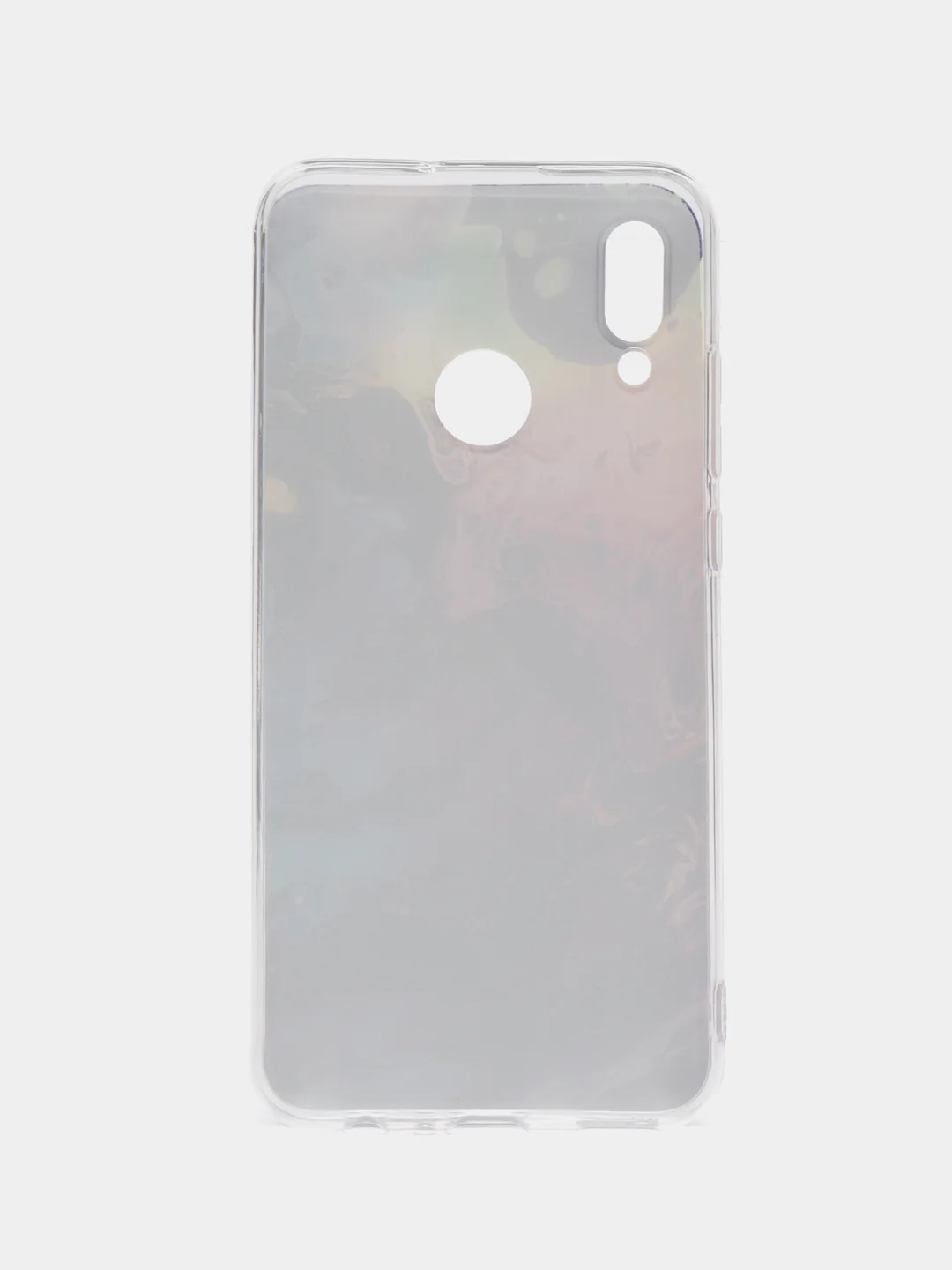 Пурпурный чехол на Honor 10 Lite/Huawei P Smart 2019 / Хонор 10 Лайт прозрачный, с рисунком