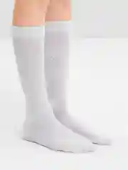 Мятный гольфы детские, хлопковые, ажурные