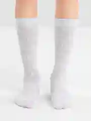 Лавандовый гольфы детские, хлопковые, ажурные