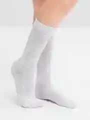 Лавандовый гольфы детские, хлопковые, ажурные