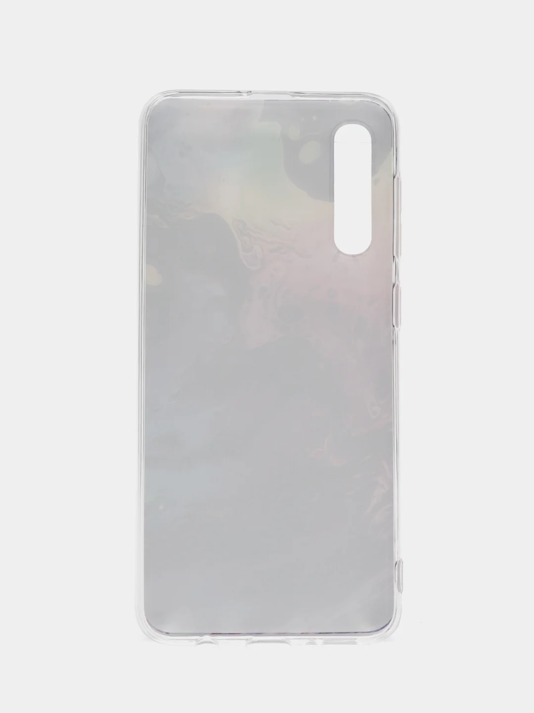 Пурпурный силиконовый чехол на Samsung Galaxy A50/A30s / Самсунг А50/А30s прозрачный, с рисунком