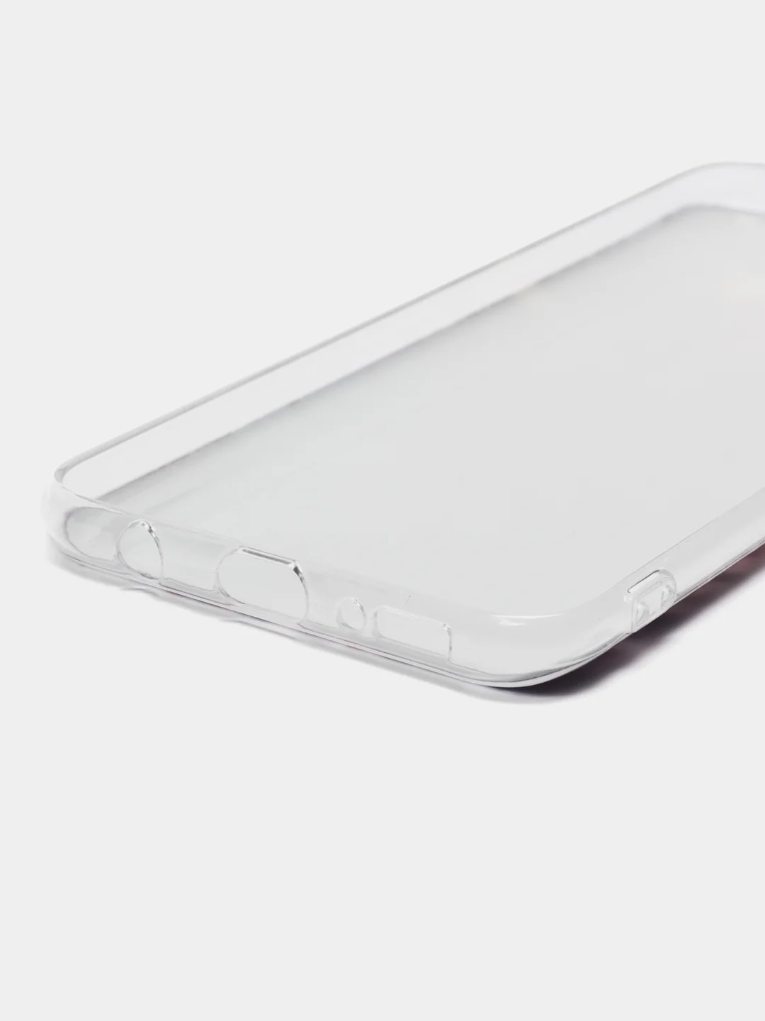 Пурпурный силиконовый чехол на Samsung Galaxy A50/A30s / Самсунг А50/А30s прозрачный, с рисунком