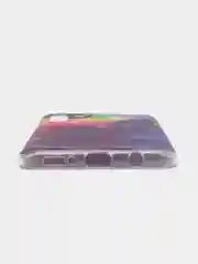 Пурпурный силиконовый чехол на Samsung Galaxy A50/A30s / Самсунг А50/А30s прозрачный, с рисунком