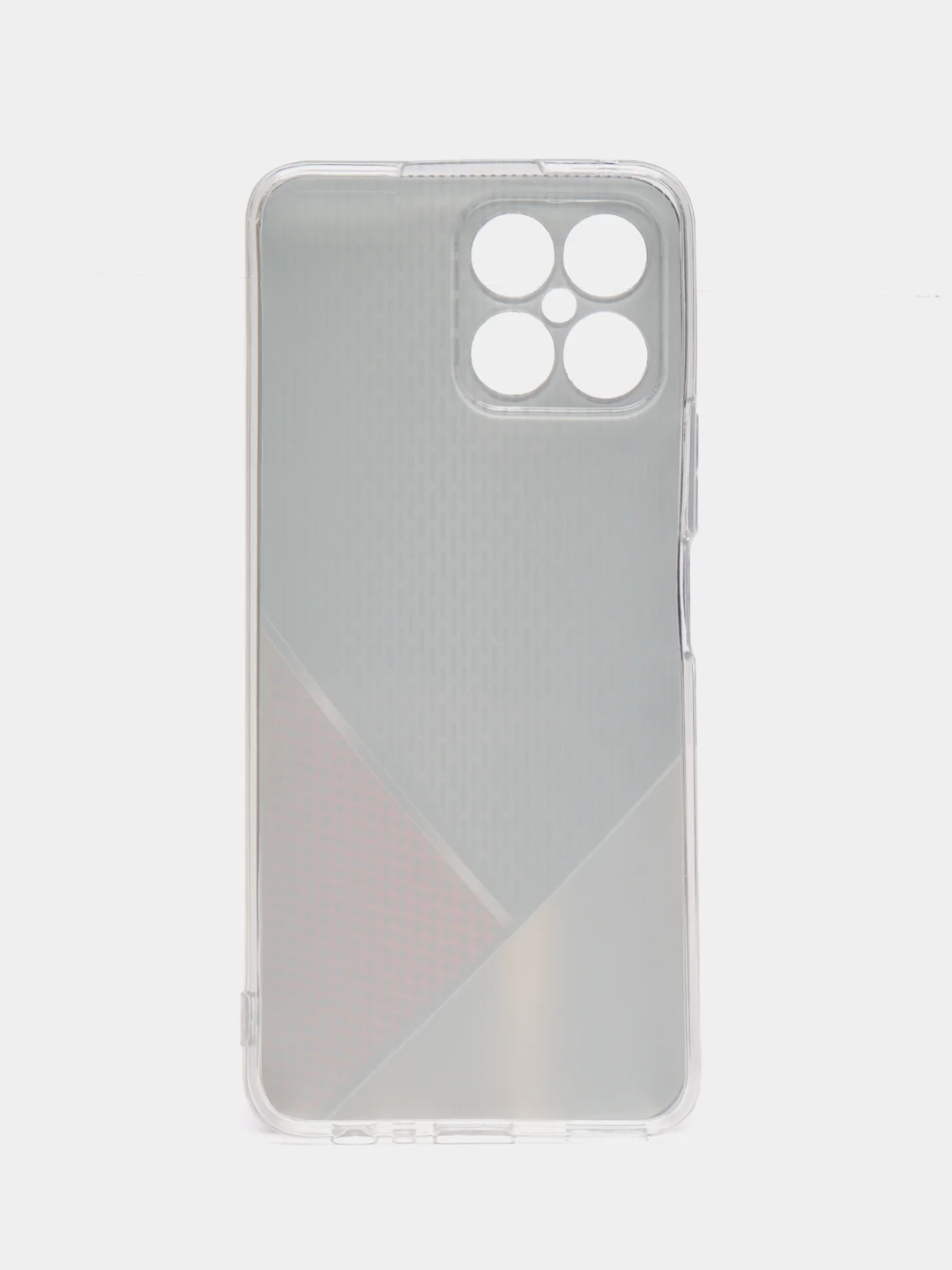 Слоновая кость силиконовый чехол на Honor X8 / Хонор Х8 прозрачный, с рисунком, защита камеры