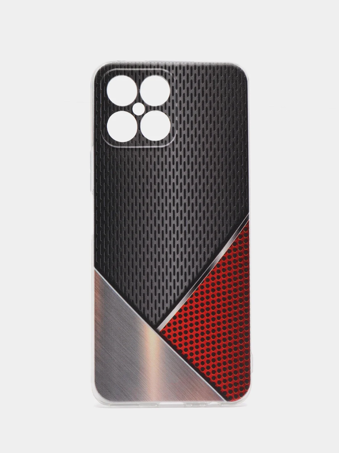 Слоновая кость силиконовый чехол на Honor X8 / Хонор Х8 прозрачный, с рисунком, защита камеры