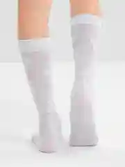 Голубой гольфы детские, хлопковые, ажурные
