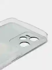 Бронзовый силиконовый чехол на Realme C35 / Реалми С35 прозрачный, с рисунком, защита камеры