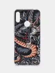 Коричневый силиконовый чехол на Honor 8A/8A Pro/Huawei Y6 2019/Y6s / Хонор 8А прозрачный, с рисунком