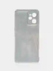 Медный силиконовый чехол на Realme C35 / Реалми С35 прозрачный, с рисунком, защита камеры