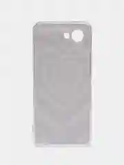 Лавандовый силиконовый чехол на Realme C30 / Реалми С30 прозрачный, с рисунком, защита камеры