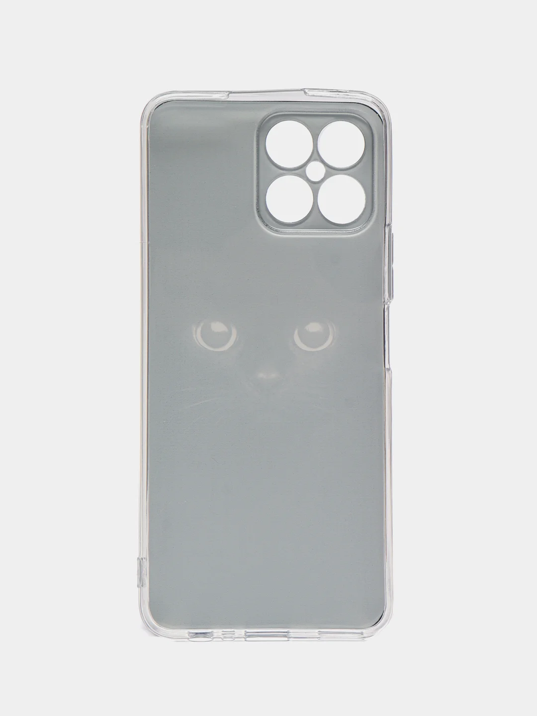 Шоколадный силиконовый чехол на Honor X8 / Хонор Х8 прозрачный, с рисунком, защита камеры