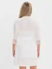 Белый пижама шелковая