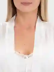 Белый пижама шелковая