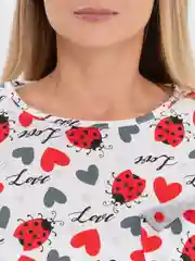 Серый пижама женская с шортами, Lilians