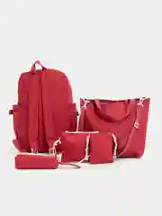 Бордовый портфель 5 в 1