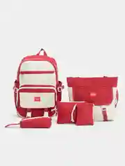 Бордовый портфель 5 в 1