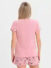 Розовый пижама женская с шортами, Lilians