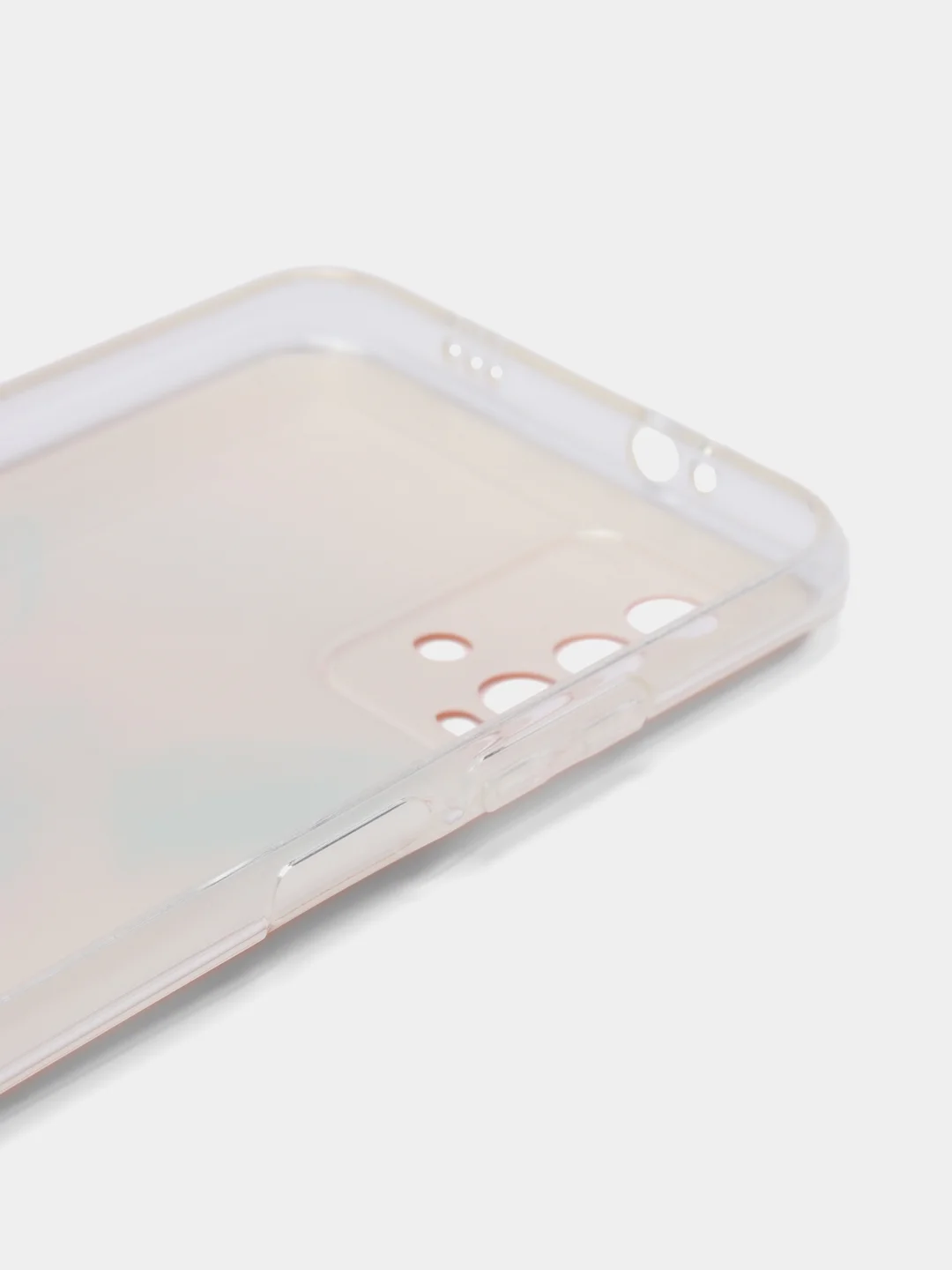Оранжевый силиконовый чехол на Xiaomi Redmi 9T / Редми 9Т прозрачный, с рисунком, защита камеры