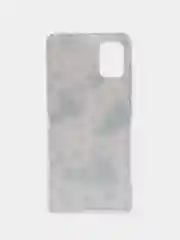 Золотой силиконовый чехол на Samsung Galaxy A51 / Самсунг А51 прозрачный с рисунком, защита камеры