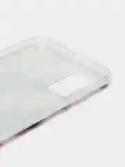 Золотой силиконовый чехол на Samsung Galaxy A51 / Самсунг А51 прозрачный с рисунком, защита камеры