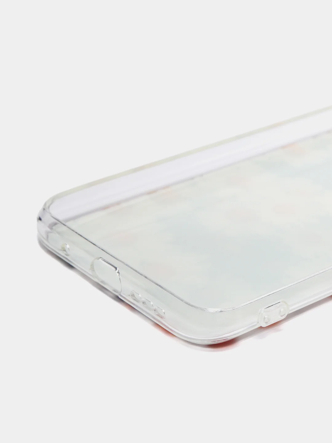 Золотой силиконовый чехол на Xiaomi Redmi 9T / Редми 9Т прозрачный, с рисунком, защита камеры