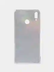 Пурпурный силиконовый чехол на Honor 8X / Хонор 8Х прозрачный, с рисунком, защита камеры