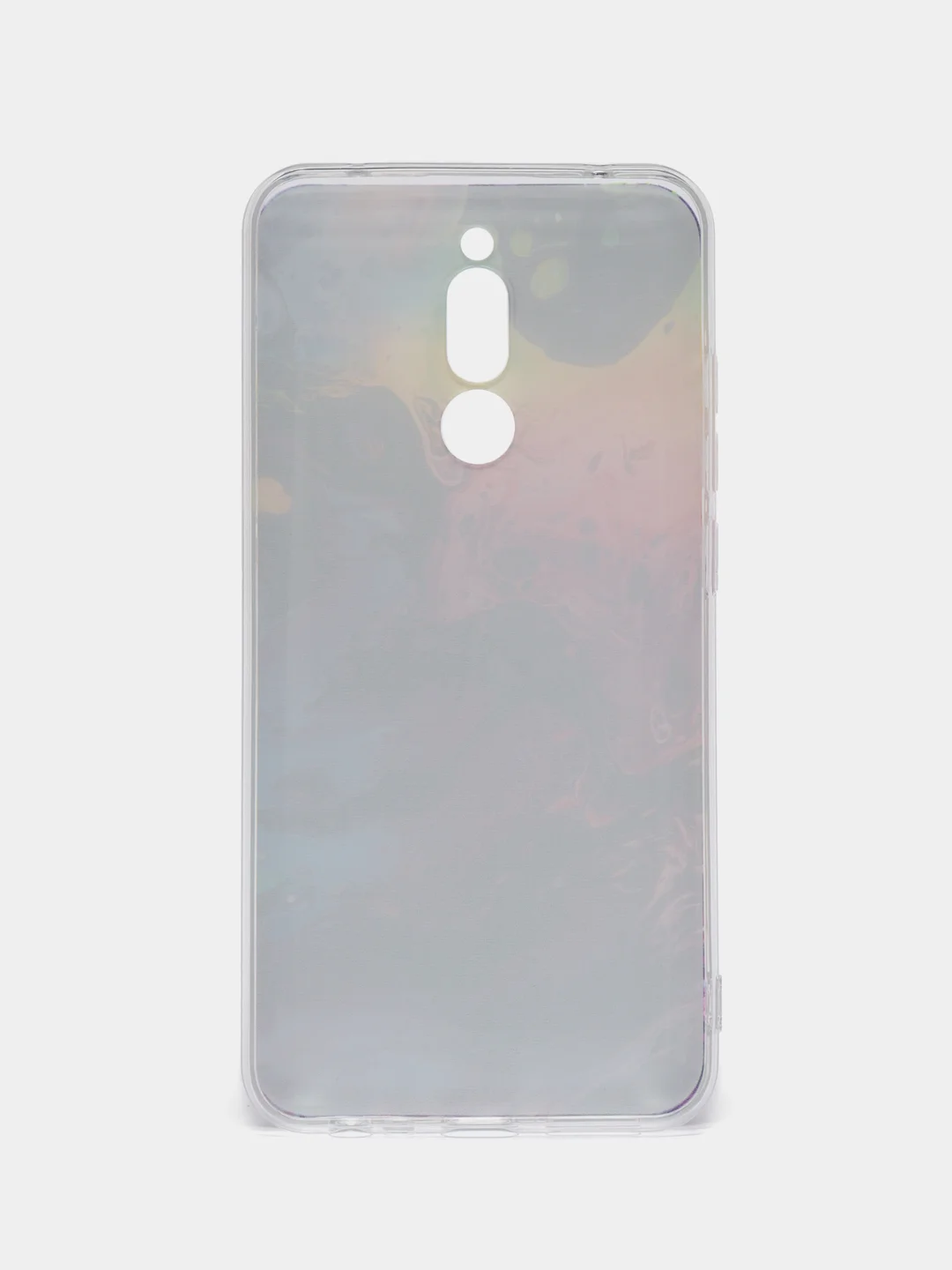 Пурпурный силиконовый чехол на Xiaomi Redmi 8 / Сяоми Редми 8 прозрачный, с рисунком, защита камеры