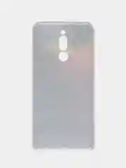Пурпурный силиконовый чехол на Xiaomi Redmi 8 / Сяоми Редми 8 прозрачный, с рисунком, защита камеры