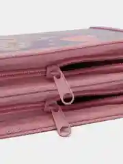 Пенал школьный для девочки для ручек, карандашей Пифагор, 2 отделения 271533