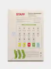 Этикетки-наклейки самоклеящиеся 48,5 х 25,4 мм, 40 этикеток, 100 листов, Staff, 115185